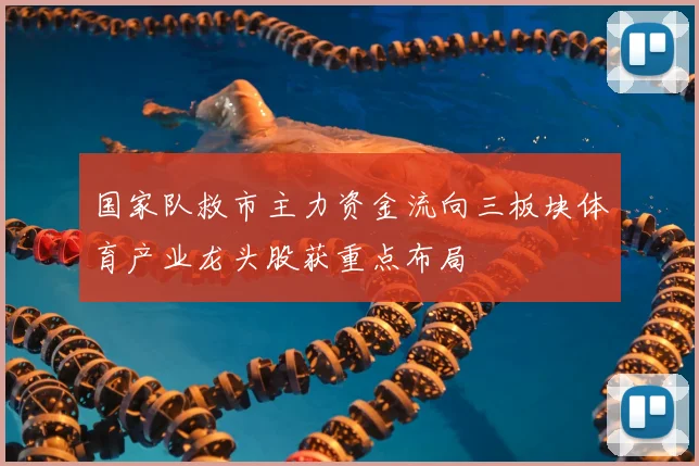 国家队救市主力资金流向三板块体育产业龙头股获重点布局